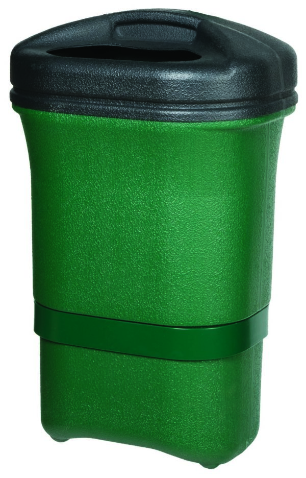 Litter bin with lid