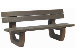 Wood effect bench