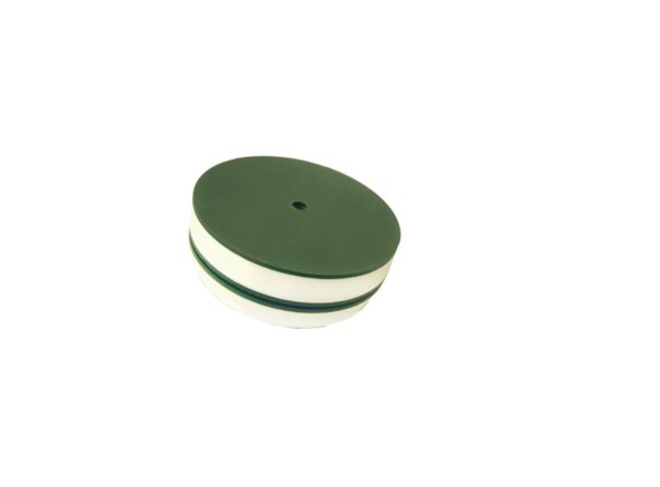 4.25" Green polyethylene hole cup cover