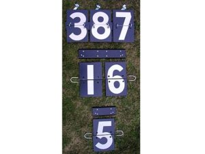 Telegraph Number Plates 1-4 and blank (228m x 305m)