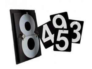 0-9 Hanging number plates 178x228mm