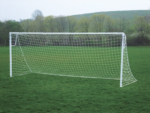 Mini soccer 'Championship' aluminium socketted goals 3.66m x 1.83m (12ft x 6ft)