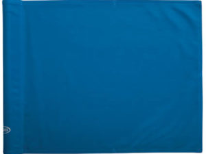 Blue velcro flag