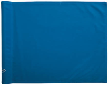 Blue velcro flag