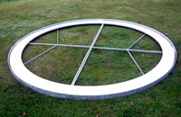 Aluminium concentric circle